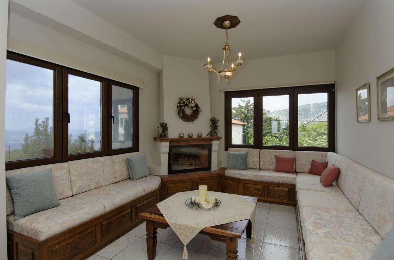 Iatrou House- Villa With Incredible View Portariá Exteriér fotografie